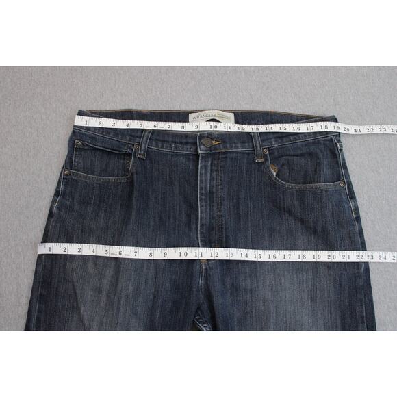 Wrangler Jeans Mens Size 38X30 Blue Denim Advanced Comfort Straight Leg Mid Rise - Picture 5 of 7